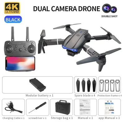โดรน E99 K3 Pro 4K พับได้ กล้อ - Fpv Brushless Rc Drone 4K บทวิจารณ์และราคา