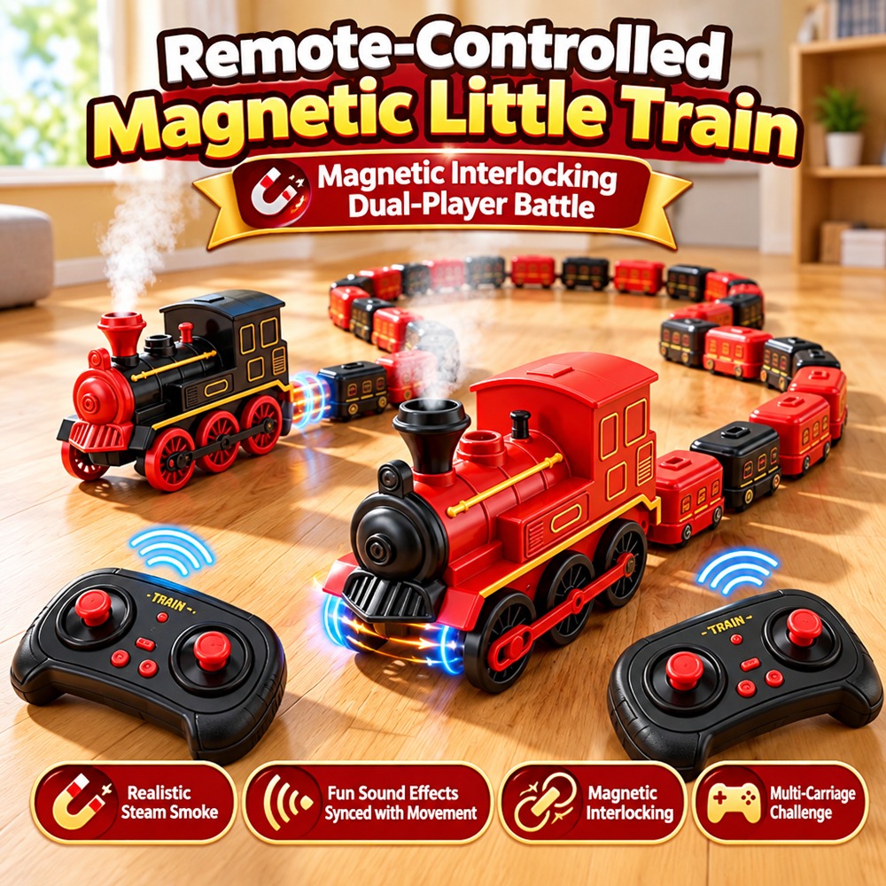 ของเล่นรถไฟแม่เหล็กน้อยน่ารักค - Remote Control Toys บทวิจารณ์และราคา