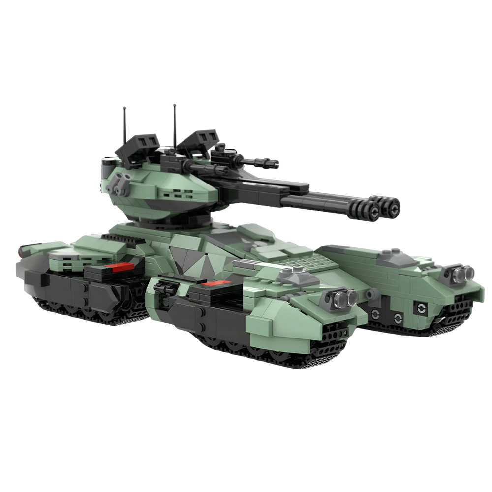 MOC UNSC กริซลี่ แทงค์ บล็อกตั - Lego Compatible Military Tank บทวิจารณ์และราคา