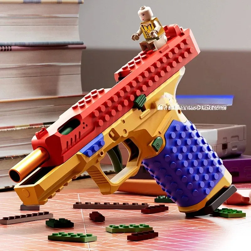 ปืนของเล่นบล็อกแบบยิงต่อเนื่อง - Building Blocks บทวิจารณ์และราคา