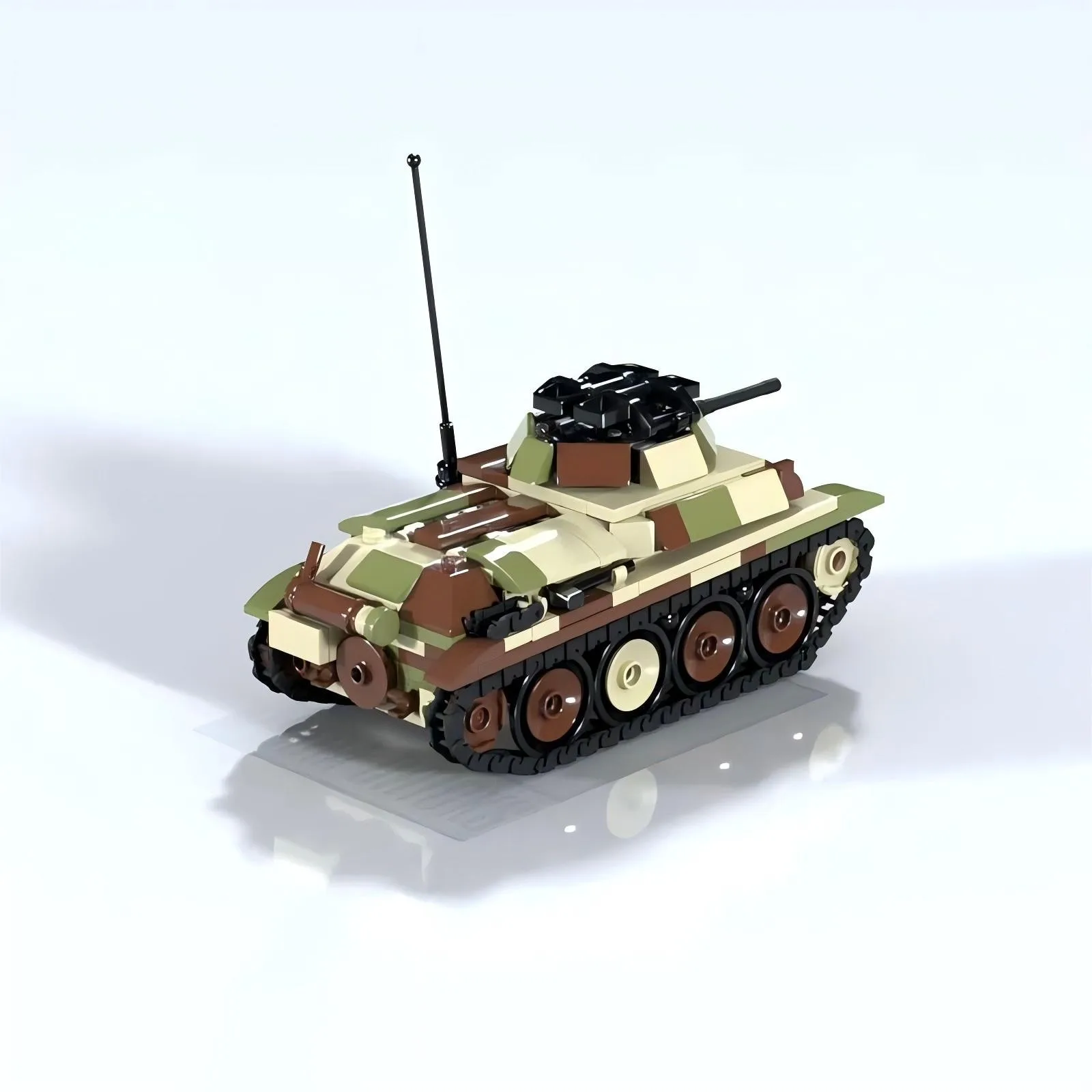 ชุดตัวต่อรถถังทหาร MOC ยานยนต์ - Lego Compatible Military Tank บทวิจารณ์และราคา