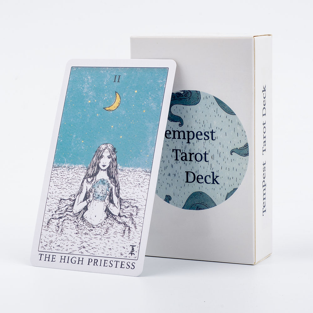 ไพ่ทาโรต์ธีมมหาสมุทรชุดทำนายไพ - Tarot Cards Deck With Guidebook บทวิจารณ์และราคา